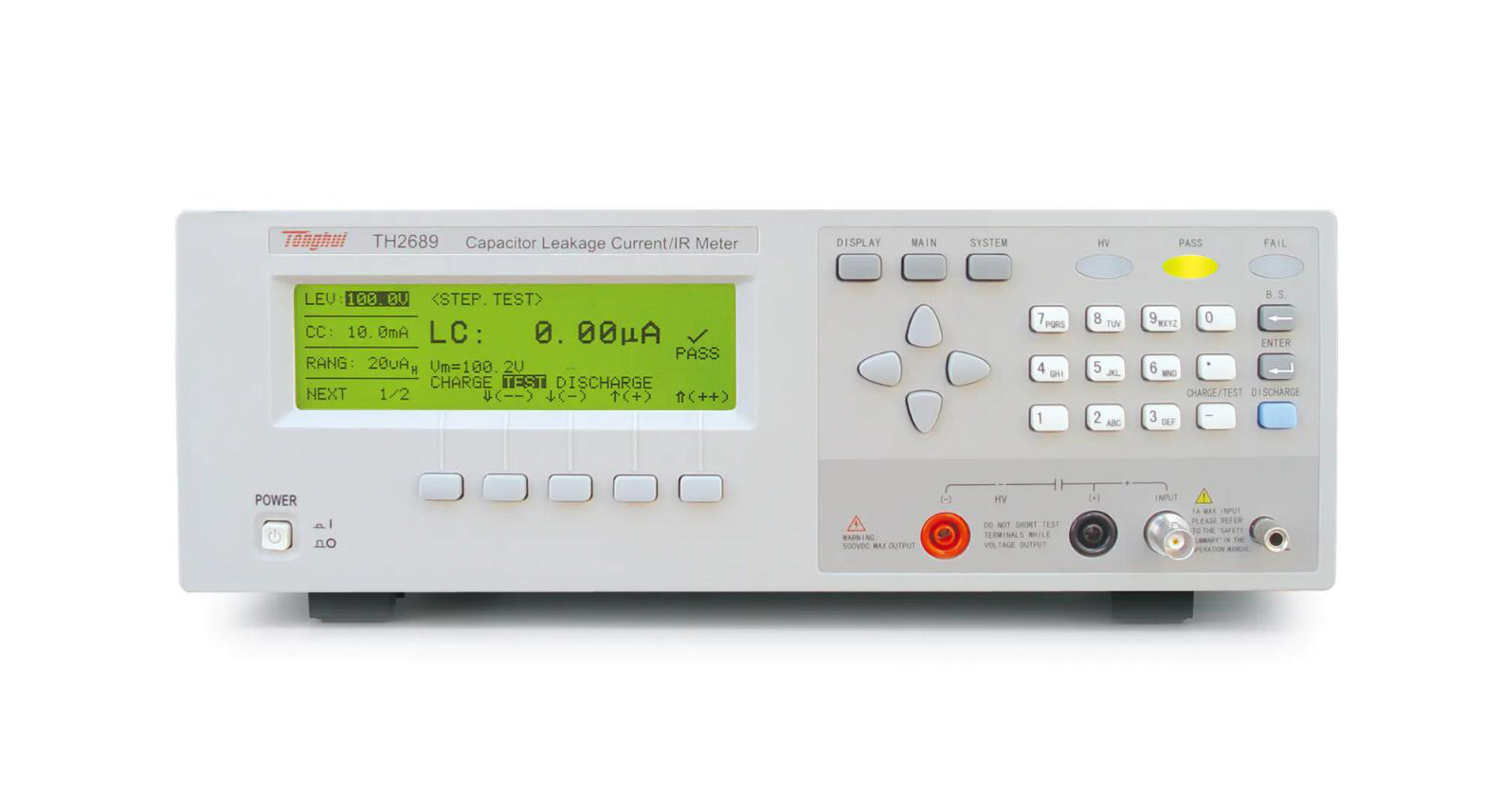 TH2689/TH2689A電容器漏電流/絕緣電阻測(cè)試儀 TH2689/TH2689A電容器漏電流/絕緣電阻測(cè)試儀