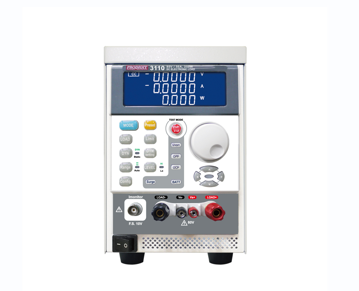 3110系列直流電子負載(250W~700W) 3110系列直流電子負載(250W~700W)